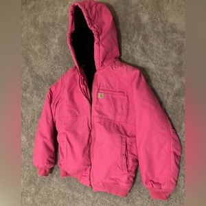 Girls Carhartt Pink Coat